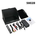 Original LCD5802D 7-Zoll-Monitor 800*480 Auflösung 5.8G 40CH Mit integriertem DVR-Akku für Video-Multikopter-RC-FPV-Teile